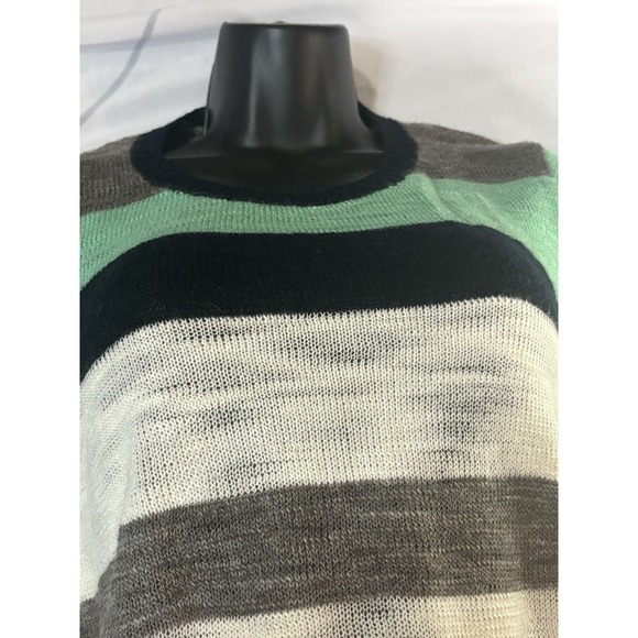 Madewell Wallace Thin Knit Heart Elbow Patches Sweater Top Sz L Wool Blend - Picture 5 of 5